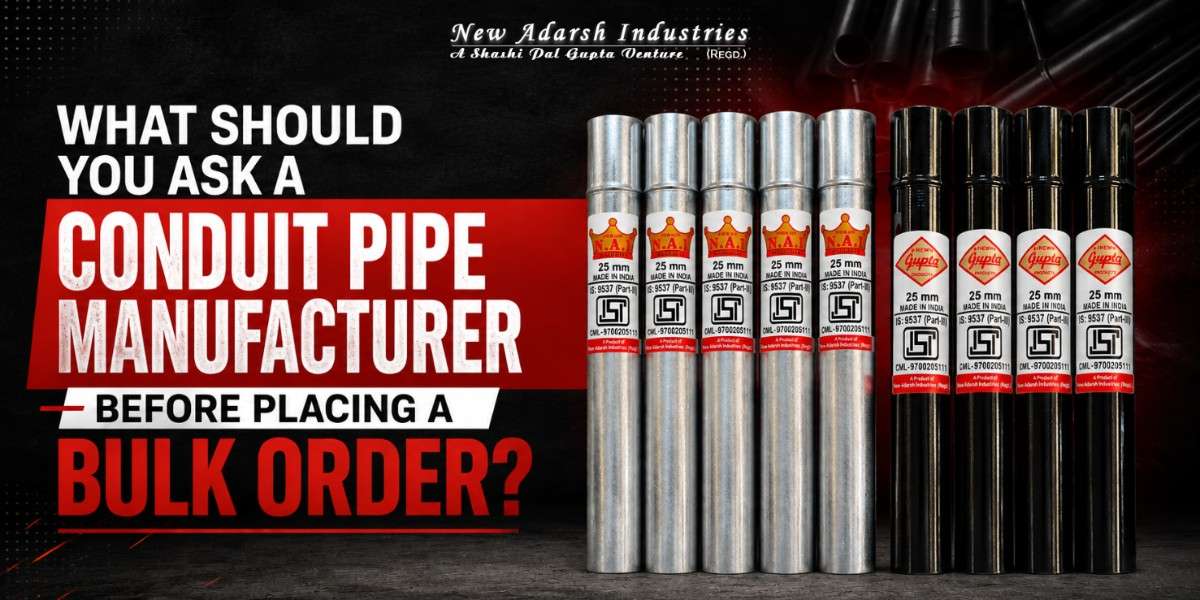 What Should You Ask a Conduit Pipe Manufacturer Before Placing a Bulk Order?